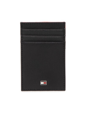 Tommy Hilfiger Tommy Hilfiger Kreditinių kortelių dėklas Th Horizon Vertical CC AM0AM10228 Juoda