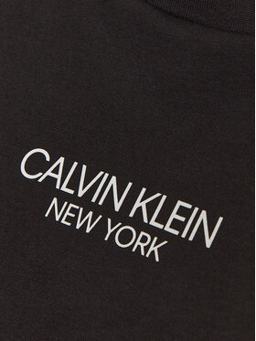 Calvin Klein Majica New York K20K208064 Črna Regular Fit