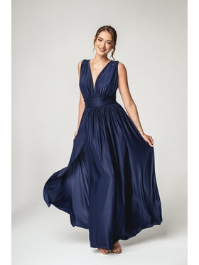 Aurora Aurora Sukienka koktajlowa Aurelia Granatowy Feminine Fit