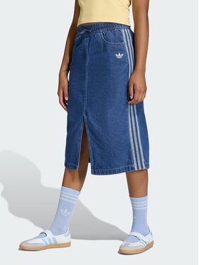 adidas adidas Spódnica jeansowa 159760 Błękitny Regular Fit