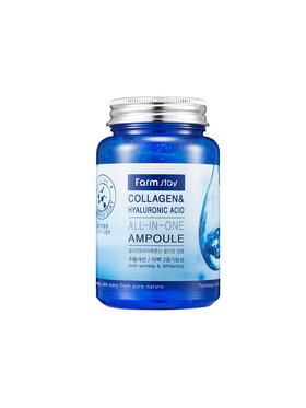 Farmstay Farmstay COLLAGEN Ampułka z kwasem hialuronowym i collagenem 250 ml Pielęgnacja na dzień