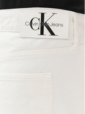 Calvin Klein Jeans Jeans Hlače 90's J30J325580 Bela Straight Fit