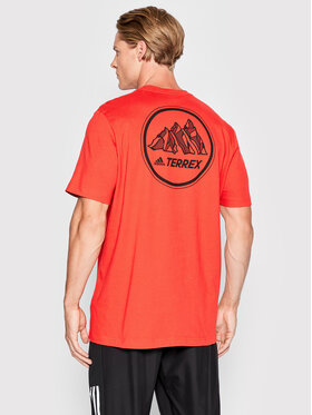 Adidas T-shirt Terrex Mountain Graphic HE1766 Crvena Regular Fit