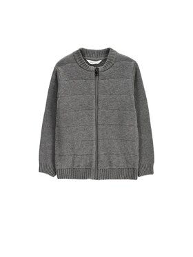 Coccodrillo Coccodrillo Sweter ZC6172201GBK-019 Szary Regular Fit