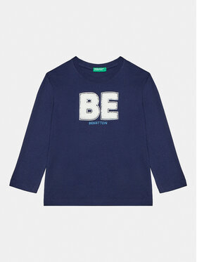 United Colors Of Benetton United Colors Of Benetton Halenka 3ATNG10B9 Tmavomodrá Regular Fit