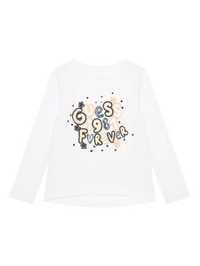 Guess Guess Bluse K5BI09 J1314 Weiß Regular Fit