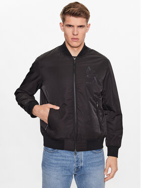 Armani Exchange Armani Exchange Kurtka bomber 6RZB05 ZNUEZ 1200 Czarny Regular Fit