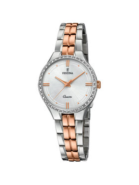 Festina Festina Zegarek F20219-2 Różowe złoto