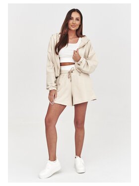 Makadamia Makadamia Dres A15 Beżowy Loose Fit