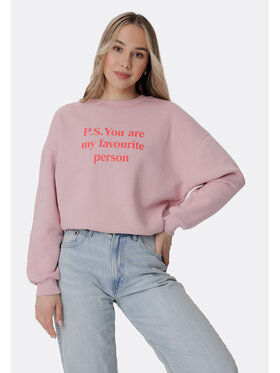 LAURELLA LAURELLA Mikina 1TU020 Růžová Regular Fit