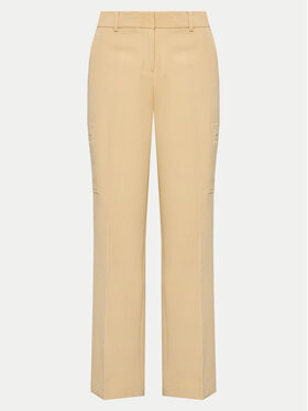 DKNY DKNY Riidest püksid UB4PX263 Beež Regular Fit
