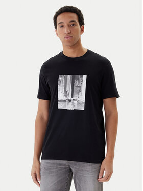 HUGO HUGO T-Shirt Deyss 50553755 Czarny Regular Fit