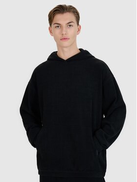4F 4F Μπλούζα 4FRSS25TSWSM2181-20S Μαύρο Oversize