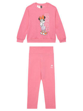adidas adidas Set majica dugih rukava i leggins Disney Minnie Mouse JL9201 Ružičasta Regular Fit