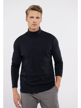 Volcano Volcano Longsleeve L-GOLDI Granatowy Regular Fit
