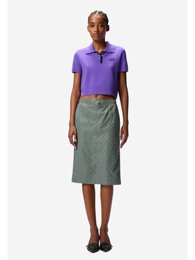 PINKO PINKO Gonna Alona gonna diagonale Verde Regular Fit