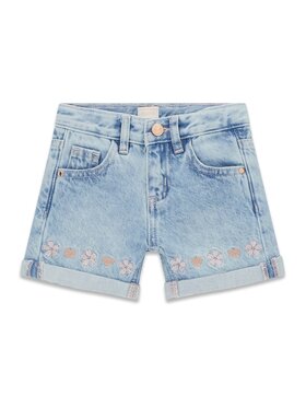 Guess Kids Guess Kids Kalhoty z materiálu 181424 Modrá Regular Fit