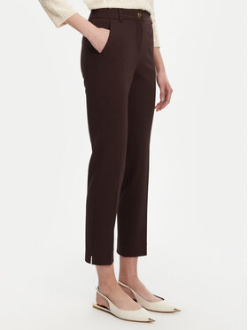 Marella Marella Spodnie materiałowe Aletta 2523786014 Brązowy Regular Fit