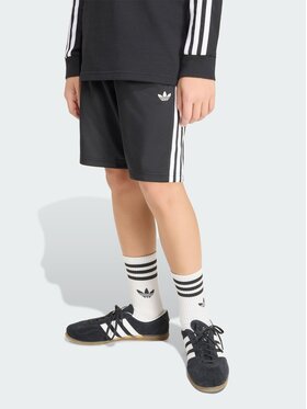 adidas adidas Szorty materiałowe 165596 Czarny Regular Fit