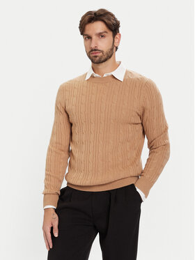 BOSS BOSS Sweter H-Hetico 50549975 Beżowy Regular Fit