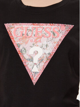 Guess T-shirt W4GI21 J1314 Crna Slim Fit