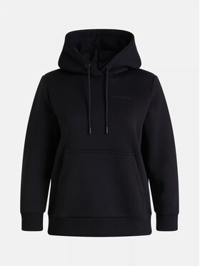 Peak Performance Peak Performance Bluza Orginal Small Logo Hoodie Czarny Regular Fit