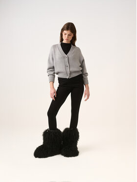 La Mania La Mania Sweter NATIE Szary Classic Fit