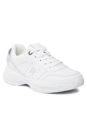 Tommy Hilfiger Tommy Hilfiger Сникърси Tech Heel Runner FW0FW07701 Бял