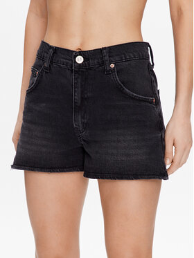 BDG Urban Outfitters BDG Urban Outfitters Farmer rövidnadrág BDG ALINE BLACK STRETCH 76831874 Fekete Regular Fit