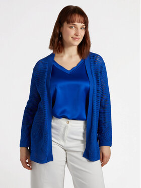 Fiorella Rubino Fiorella Rubino Cardigan M565L007937N024 Turchese Regular Fit