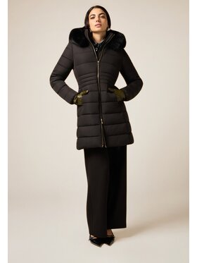 Oltre Oltre Giubbotto piumino F006R001486N033 Nero Slim Fit