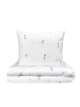 White pocket White pocket Komplet pościeli dziecięcej satynowa Biały
