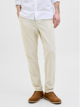 Jack & Jones Jack & Jones Chino hlače Stace 12248604 Écru Tapered Fit