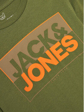 Jack&Jones Junior Majica 12251462 Zelena Standard Fit