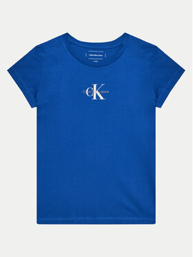 Calvin Klein Jeans Calvin Klein Jeans T-särk IG0IG01470 Sinine Slim Fit