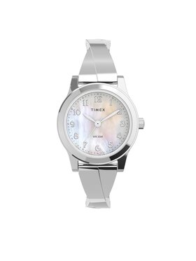 Timex Timex Ročna ura Fashion Stretch Bangle TW2V51200 Srebrna
