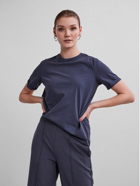 Pieces Pieces T-shirt Ria 17086970 Tamnoplava Regular Fit