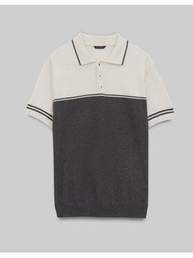 Borgio Borgio Polo odolo Szary Classic Fit