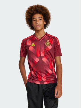 adidas adidas Koszulka techniczna Germany 25 (Women's Team) Away Jersey Czerwony Regular Fit