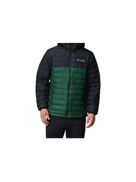 Columbia Columbia Kurtka przejściowa Powder Lite II Hooded Jacket 2086944376 Zielony Regular Fit