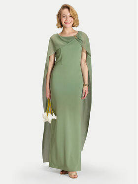 Swing Swing Večernja haljina 5AK11900 Zelena Regular Fit
