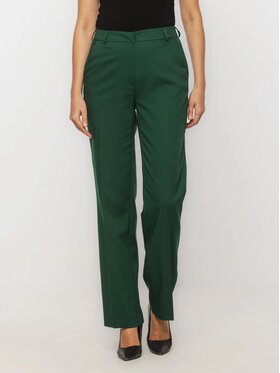Willsoor Willsoor Spodnie materiałowe 68171 Zielony Regular Fit