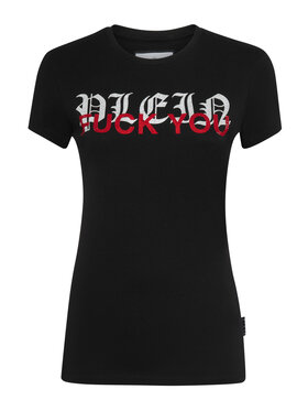 PHILIPP PLEIN PHILIPP PLEIN T-Shirt 19387 Czarny Skin Tight Fit