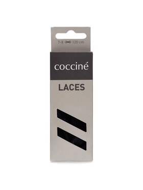 Coccine Coccine Șireturi pentru încălțăminte SZNUROWADŁA 120 cm P7 BAWEŁNIANE v.AZ Negru