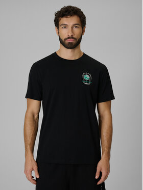4F 4F T-Shirt ESSENTIALS Czarny Regular Fit