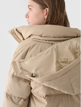 4F 4F Giubbotto piumino 4FWAW24TDJAF481-83S Marrone Regular Fit