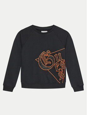 Guess Guess Μπλούζα L4BQ00 KAD74 Μαύρο Regular Fit