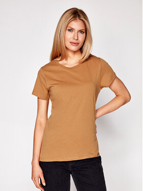 Samsøe Samsøe Samsøe Samsøe T-krekls Solly Tee Solid 205 F00012050 Brūns Regular Fit