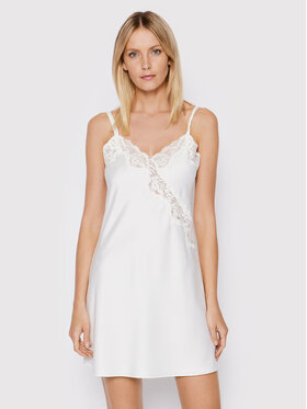 LAUREN RALPH LAUREN Lauren Ralph Lauren Camicia da notte ILN31684 Bianco Regular Fit