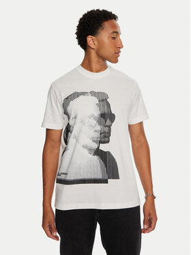 Karl Lagerfeld Jeans Karl Lagerfeld Jeans T-Shirt 246D1705 Weiß Regular Fit